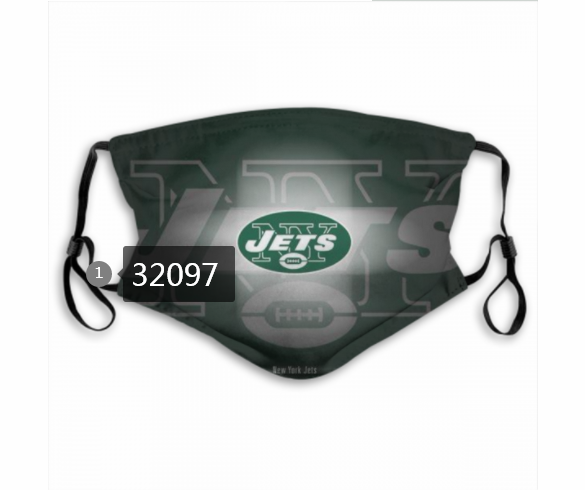 NFL 2020 New York Jets #73 Dust mask with filter->nfl dust mask->Sports Accessory